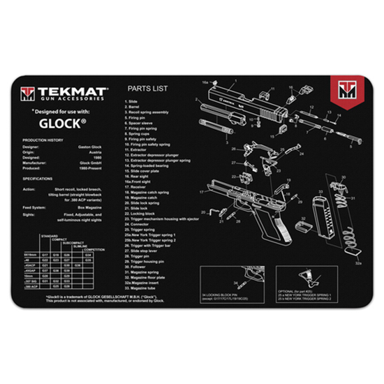TEKMAT GUN CLEANING MAT GLOCK - Sale